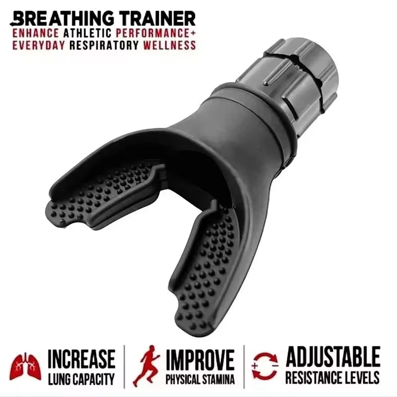 Elevate Your Endurance with the Portable Lung Fitness Exerciser - Adjustable Resistance for Optimal Training