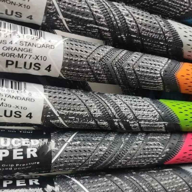 Upgrade Your Game with Our Men's Premium Rubber Golf Grips - Set of 4 Standard/Midsize Cotton Yarn Grips for Iron and Wood Clubs