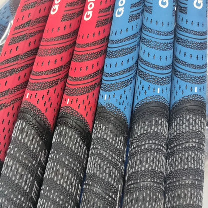 Upgrade Your Game with Our Men's Premium Rubber Golf Grips - Set of 4 Standard/Midsize Cotton Yarn Grips for Iron and Wood Clubs