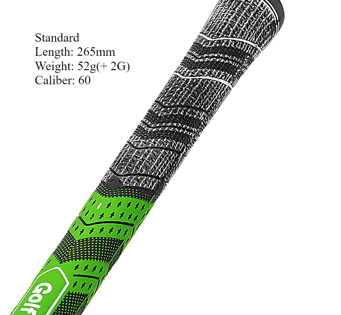 Upgrade Your Game with Our Men's Premium Rubber Golf Grips - Set of 4 Standard/Midsize Cotton Yarn Grips for Iron and Wood Clubs