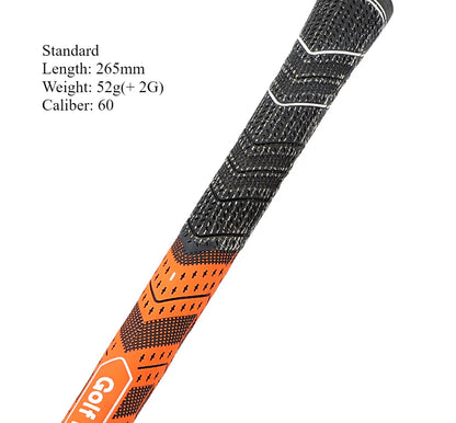 Upgrade Your Game with Our Men's Premium Rubber Golf Grips - Set of 4 Standard/Midsize Cotton Yarn Grips for Iron and Wood Clubs