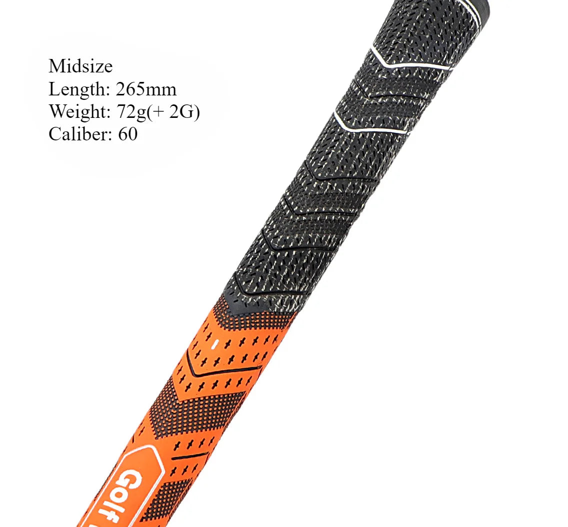 Upgrade Your Game with Our Men's Premium Rubber Golf Grips - Set of 4 Standard/Midsize Cotton Yarn Grips for Iron and Wood Clubs