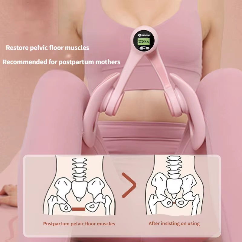 Pelvic Floor Muscle Trainer and Thigh Exerciser for Postpartum Recovery and Leg & Butt Strengthening